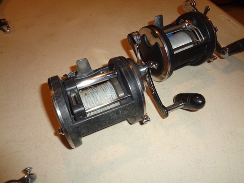 2 PENN 320 GTi Level-Wind Trolling, Bootsangelrollen, RH., USA - Bild 8 von 10