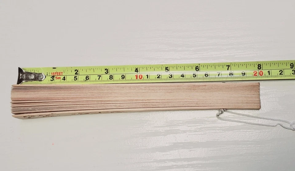 Handheld Wooden Folding Japanese Sandalwood Fan Wedding Outdoor Tea party Gift - Image 4 of 4