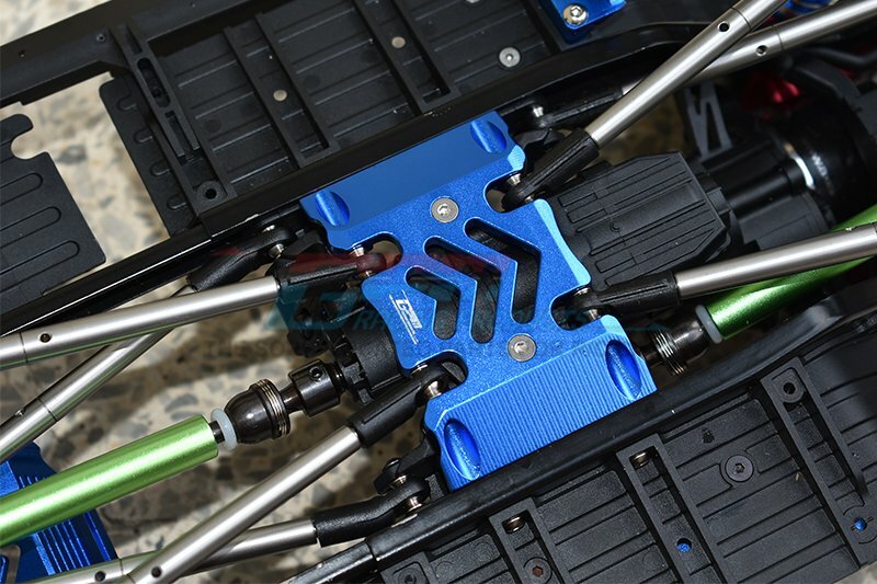 GPM Racing Aluminum Center Gear Box Case - Orange : Axial SCX10