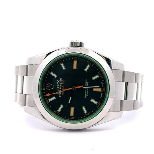 Pre-Owned Rolex Rolex Milgauss Stainless Steel Black Dial, 40mm 116400GV - Picture 5 of 8