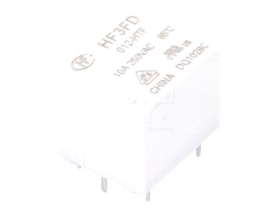 HF3FD/012-HTF Relay: electromagnetic; SPST-NO; Ucoil: 12VDC; 15A; 10A/250VAC