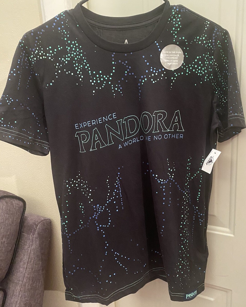 Disney World Avatar Pandora Glow in the Dark Shirt XS NWT Mens