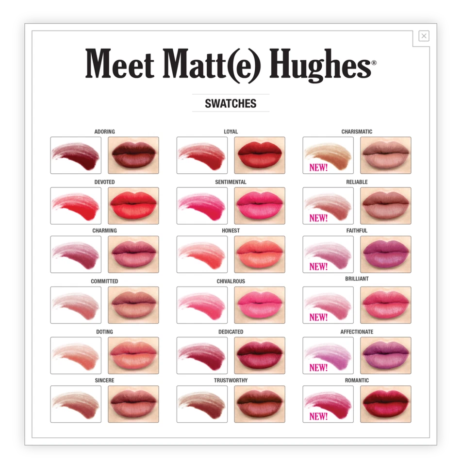 THE BALM COSMETICS MEET MATT(E) HUGHES LIQUID MATTE LIPSTICK DEVOTED BRIGHT RED - Image 4 of 4