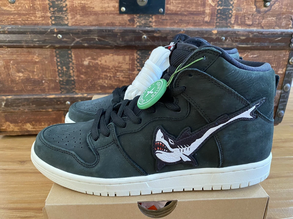 spijsvertering hooi Ijver 2019 Oski Shark Nike SB Dunk High Pro ISO CI2692-001 Size 8.5 DS New  Black/White | eBay