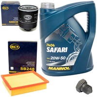 MotoröL Filter Set 20W50 5 Liter + ÖLablassschraube FüR VW Golf III Vento 1H