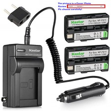 Kastar Battery Travel Charger for Sony NP-FS11 FS10 AC-VQ11 Sony DCR-PC5 Camera