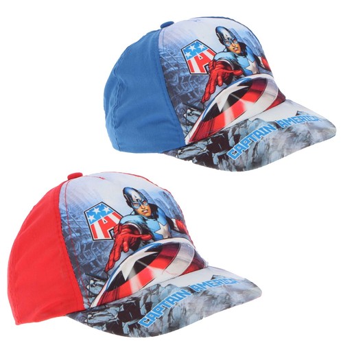 Doppelpack Avengers Kinder Mütze Cap Baseballcap Schirmmütze Kappe Größe 55cm - Bild 1 von 7