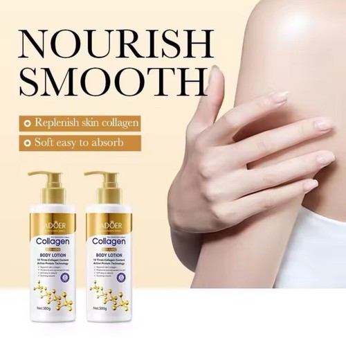 Loción corporal antienvejecimiento con colágeno blanqueadora crema aclaradora de la piel cuidado corporal 300 g - Imagen 4 de 8