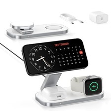 3-in-1 Charging Station for Apple Device, Foldable Magnetic Wireless Fast Cha...