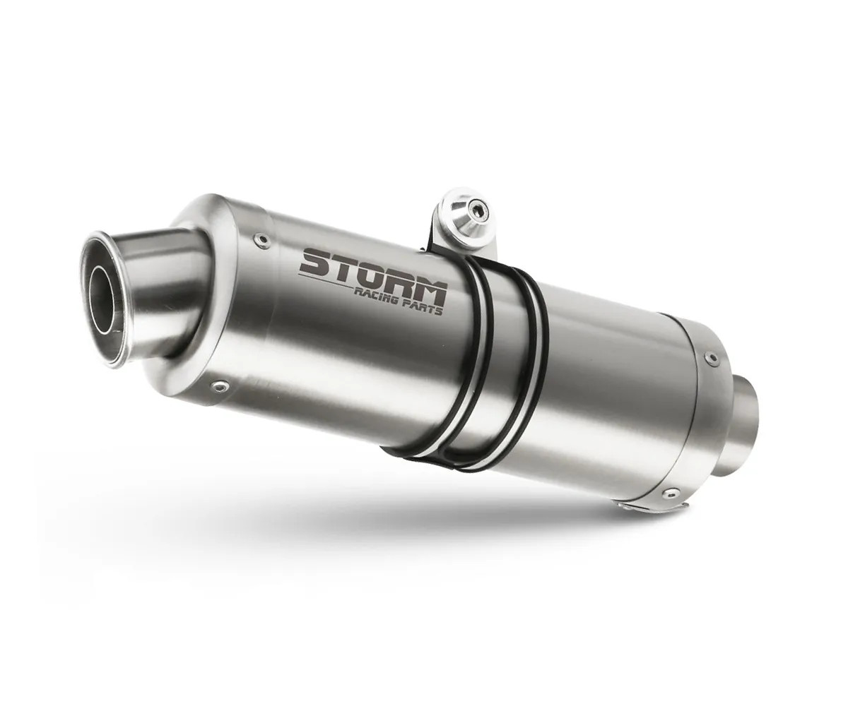 Exhaust Storm by Mivv Muffler Oval inox Yamaha Xt 1200 Z Supertenere 2010 > 2021
