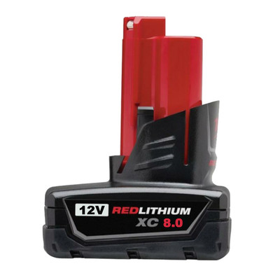 Für Milwaukee Original M12 Akku XC 8,0 Ah Lithium 12V 48-11-2460 M12B5 M12B6 NEU