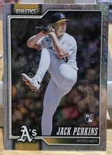 2026 Topps Series 1 Jack Perkins RC #206 Holo Foil Athletics