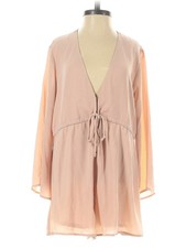 Show Me Your Mumu Women Brown Casual Dress XXS