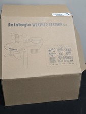 Sainlogic SA68 Home Weather Station 10 n 1 Wireless Indoor Outdoor w/ Rain Gauge