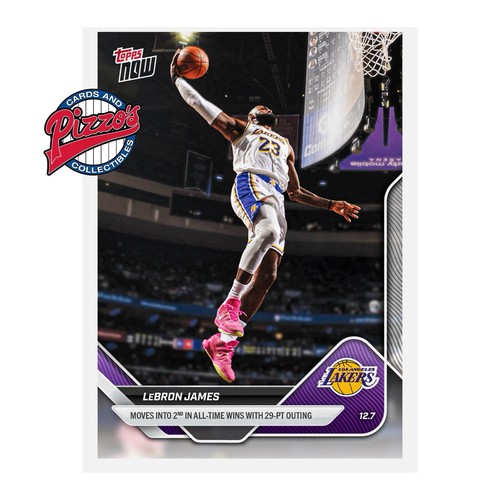 LeBron James 2nd All Time Wins 2025 26 NBA Topps N