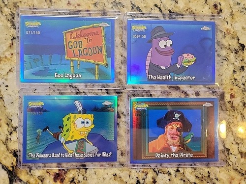 2025 Topps Chrome Spongebob: Goo Lagoon, Health Ins, Painty, Pioneer /150
