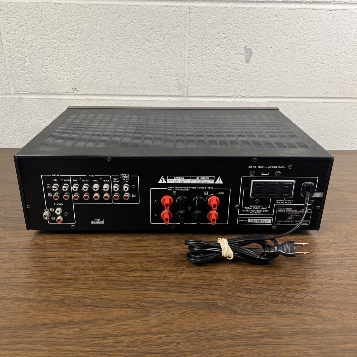 Kenwood KA-880SD Stereo Integrated Amplifier Lightly Tested
