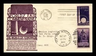 DR JIM STAMPS US NEW YORK WORLDS FAIR FDC SCOTT 853 DUAL CANCEL ANDERSON COVER