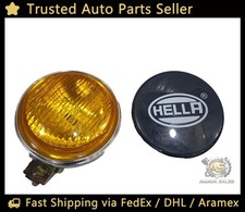Hella Round Fog Lamp Yellow Glass Cover With H3 12v 55 Bulb - Universal Fit