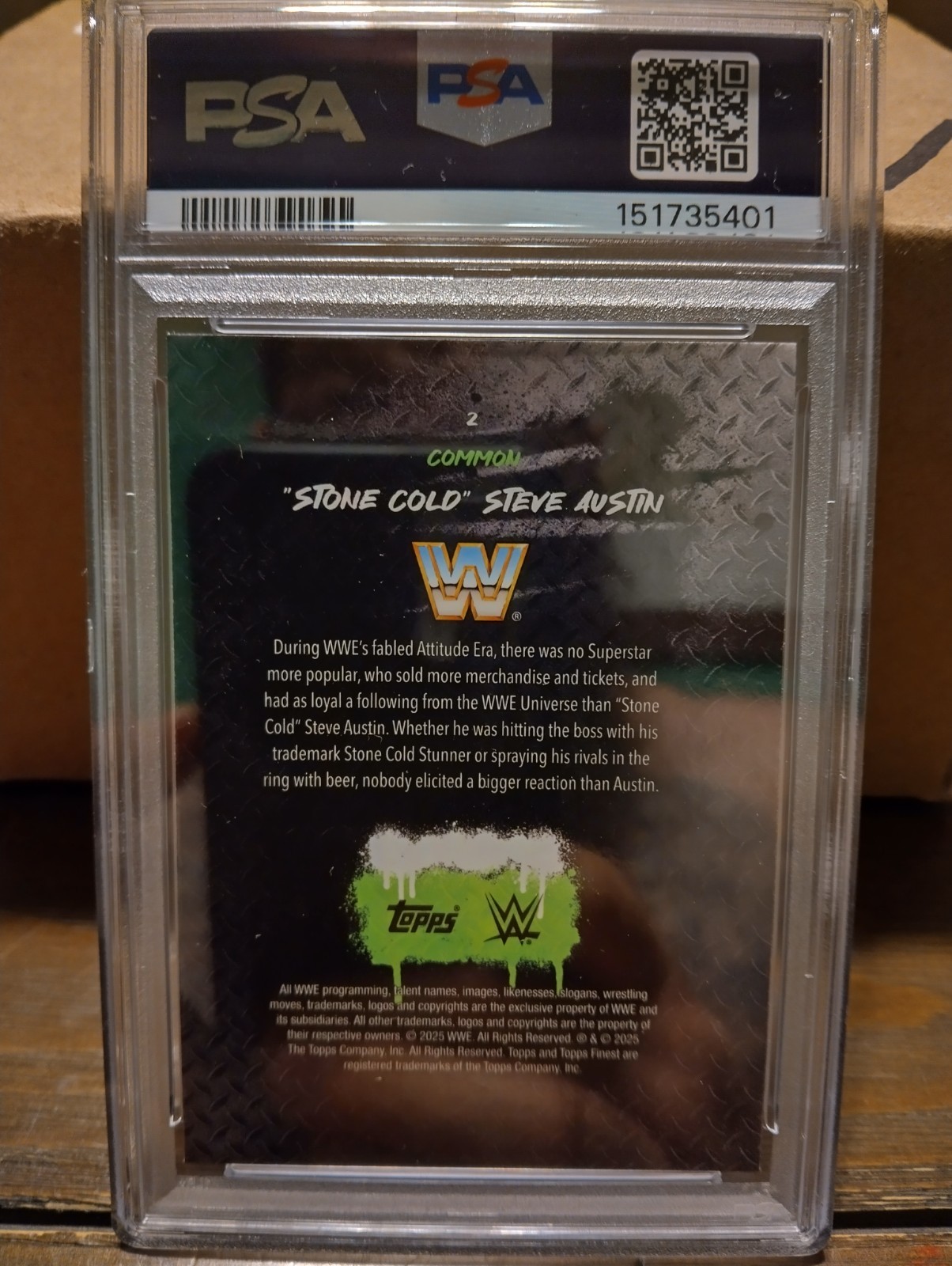 WWF WWE PSA Undertaker Stone Cold Steve Austin Kurt Angle view 6