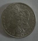 1887 $1 Morgan Silver Dollar