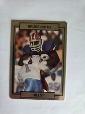 🏈1990 Bruce Smith Action Packed NFL Card #19 Buffalo Bills MINT 👀