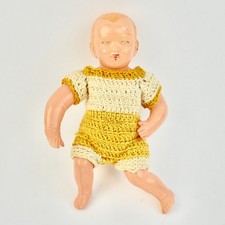 Antique L.W. & Co. Nippon Celluloid Doll Vintage Toy Jointed Arms & Legs