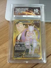 Gold Team Rocket's Mewtwo EX Destined Rivals 240/182 Ace 10 Perfect Subs