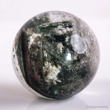 17g 23mm Small Garden Quartz Lodolite Sphere Natural Phantom Crystal Ball Reiki