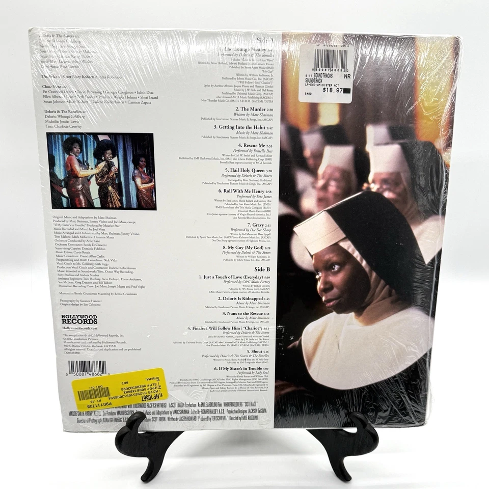 SISTER ACT - LP - OST RED VINYL - LIMITED EDITION - RARE - WHOOPI GOLDBERG - NEW - Image 2 of 2