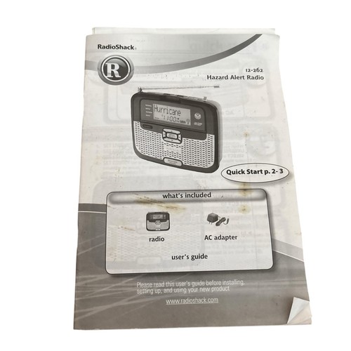 Radio shack Same Weather Radio 12-262 Great shape Clean perfect antenna! - Picture 7 of 13