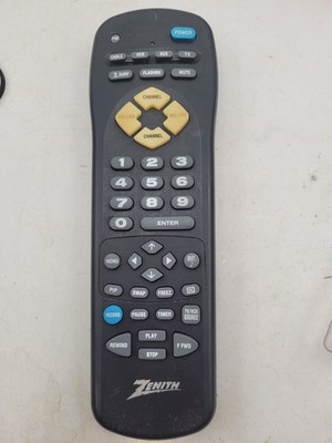 Zenith Remote Control MBR3457 Black Untested