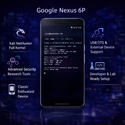 Google Nexus 6P - 32GB - Kali Nethunter Full Kernel - Magisk Rooted - Unlocked