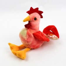 TY Beanie Baby - DOODLE The Rooster 4th Generation 6 Inch Plush Toy