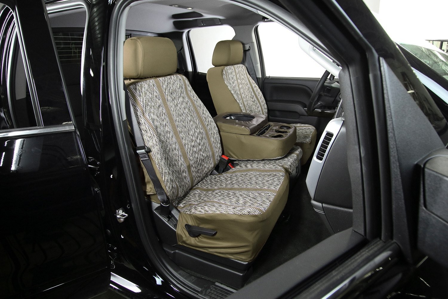 Saddleman 028537-09 Saddle Blanket 1st Row Tan Custom Seat Covers