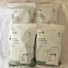 Motif Medical 8oz Single Breast Milk Storage Bags, 100ct - x4 400 bags total 