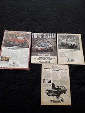 VAUXHALL MAGNUM - Collection of 4 Original Magazine Adverts 1974