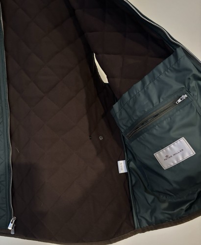 Peter Millar Men's Balsam Green Essex Quilted Travel Vest $228 XL EUC - Picture 9 of 12