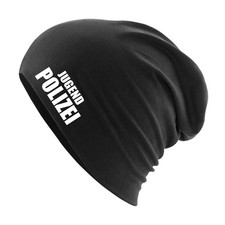 Beanie Jugend Polizei Schriftzug Geschenkidee Jugend Polizei Geschenk Präsent Mi