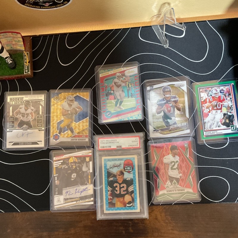 Panini 2024 NFL Football 7-Card Lot Prizm/Prestige/Certified Rookie Auto PSA