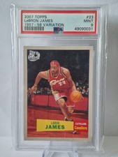 2007 Topps 1957-58 Variation Card Prices | Basketball | PSA