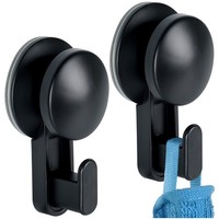 Saugnapf Haken Schwarz 5,5Cm 2Er Set Saughaken Ohne Bohren Bad KüChe