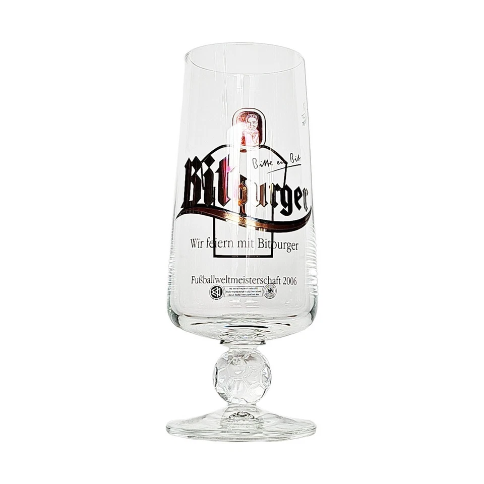 Bitburger Pokal Glas Trikot Nummer 3 Tulpe WM 2006 Gläser Fußball - Bild 1 von 1