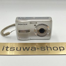 PENTAX Optio E40 8.1MP Digital Camera Silver Compact Tested Working
