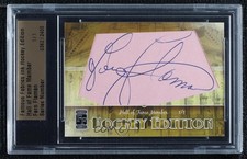 2010 Famous Fabrics Ink Hockey Edition 1/1 Fern Flaman #362 Auto HOF 4f5