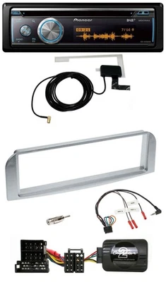 Pioneer Bluetooth DAB Lenkrad USB CD Autoradio für Alfa 147 GT silbergrau - Bild 1 von 4