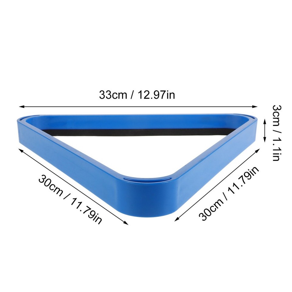 Blue Plastic Triangle Billiard Rack for Pool Table Ball Positioning ...