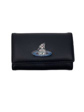 Vivienne Westwood Leather Key Case, Black, Men's