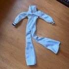 Bionic Woman Barbie Cher Clone Blue Jumpsuit Doll Clothes Montgomery Wards Rare