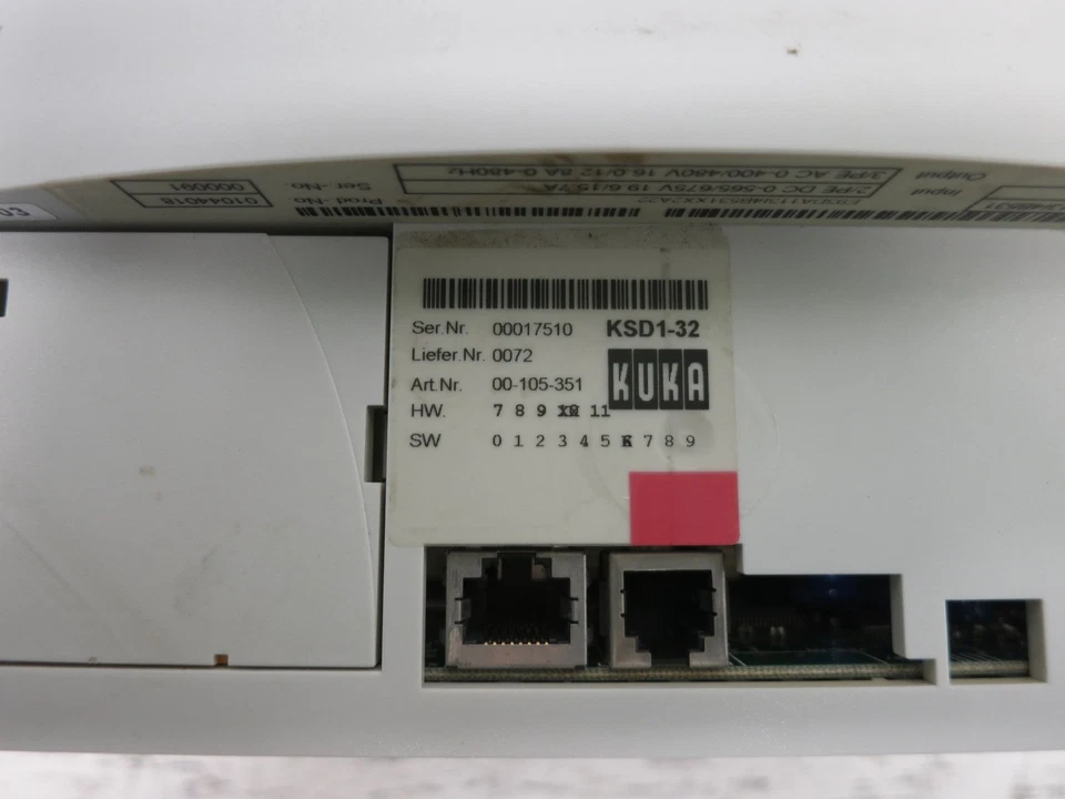 Kuka KSD1-32 Servo Drive Robot Controller E93DA113I4B531 00470131 00-105-351 - Image 2 of 4